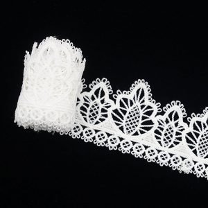 White Pine Tree Pattern Lace Ribbon